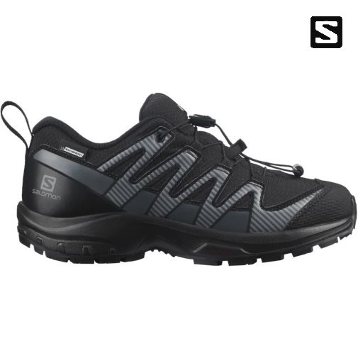 Tenis Senderismo Salomon Xa Pro V8 CSWP Niños Negros | MX NYLH564